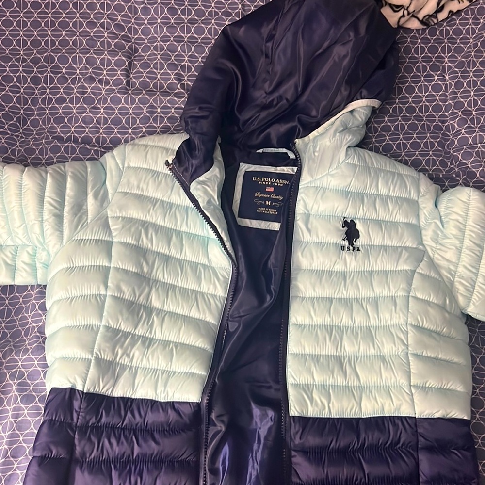 Us polo jacket size m
